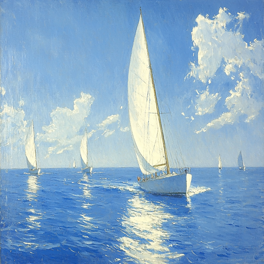 Winslow Homer Inspired Timeless Sailboat Voyage Paint By Numbers Art