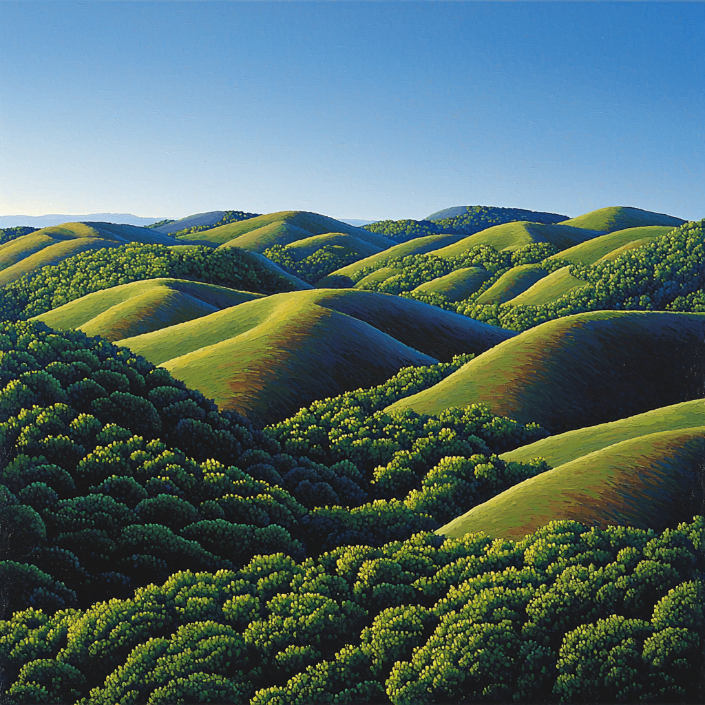Chocolate Hills - Bohol Painting By Numbers Kit