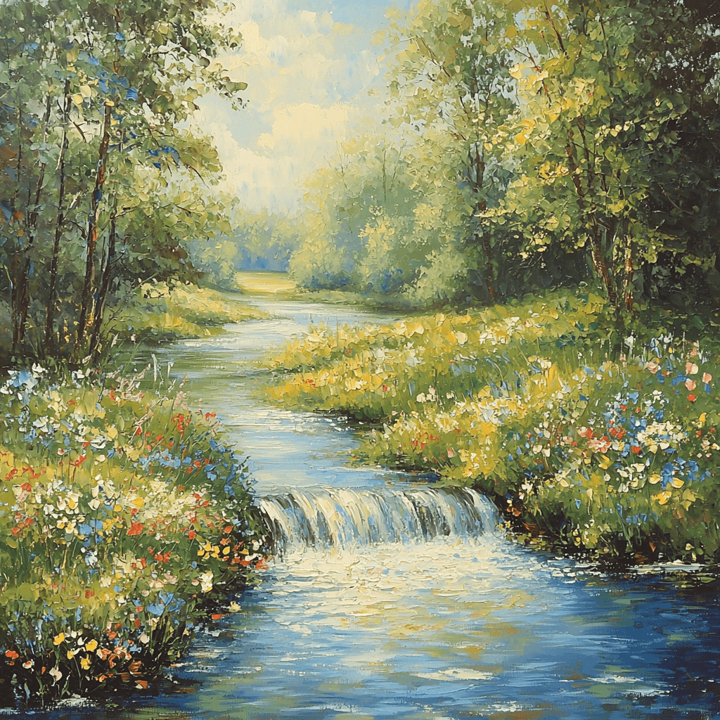 John Constable Inspired Rivers Of Time Paint By Numbers Art