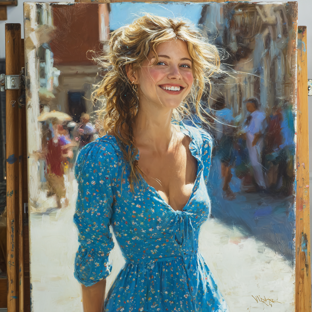 Julia Roberts: Sunlit Boulevard Smile Paint by numbers kits
