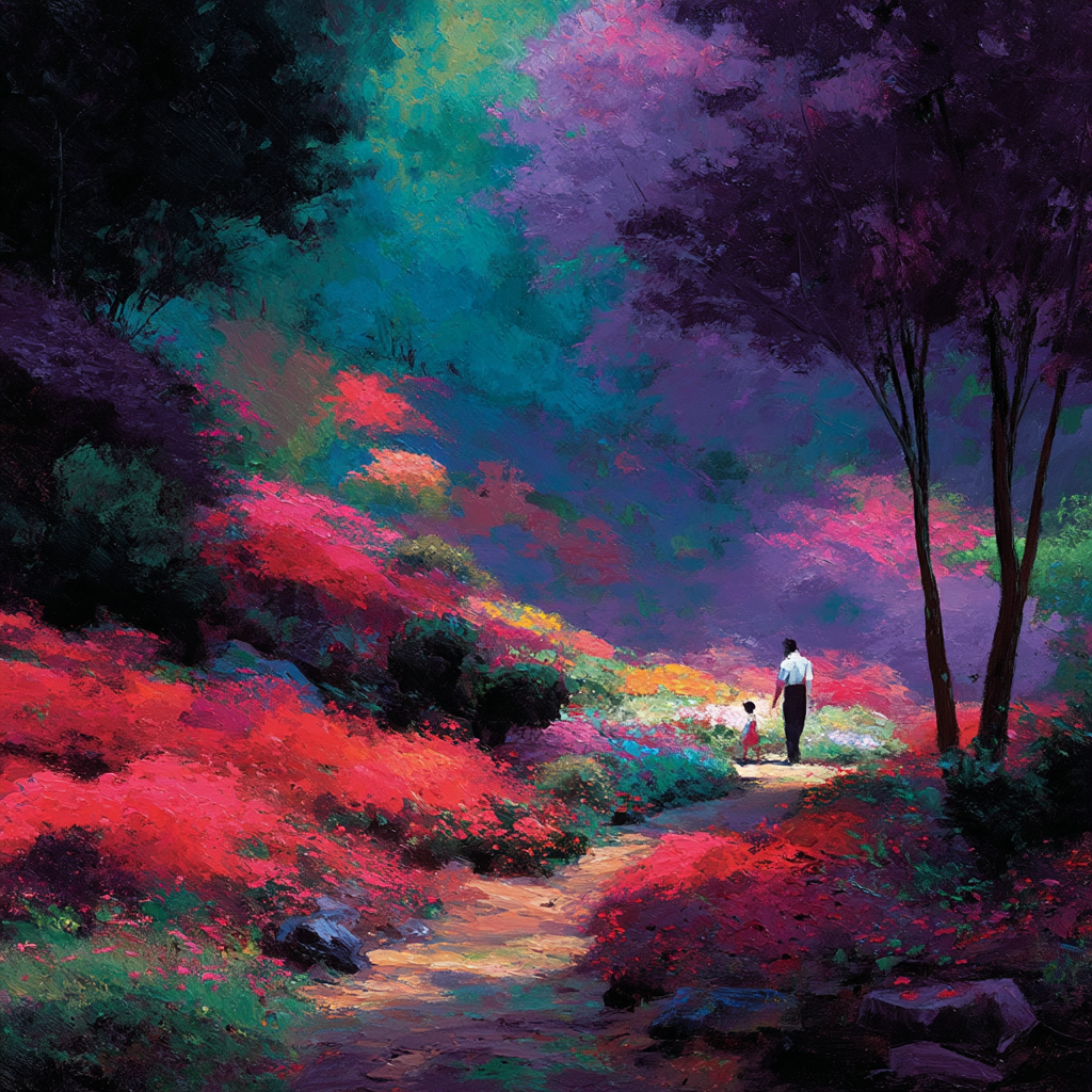 Blossoms Of Serenity Number Painting