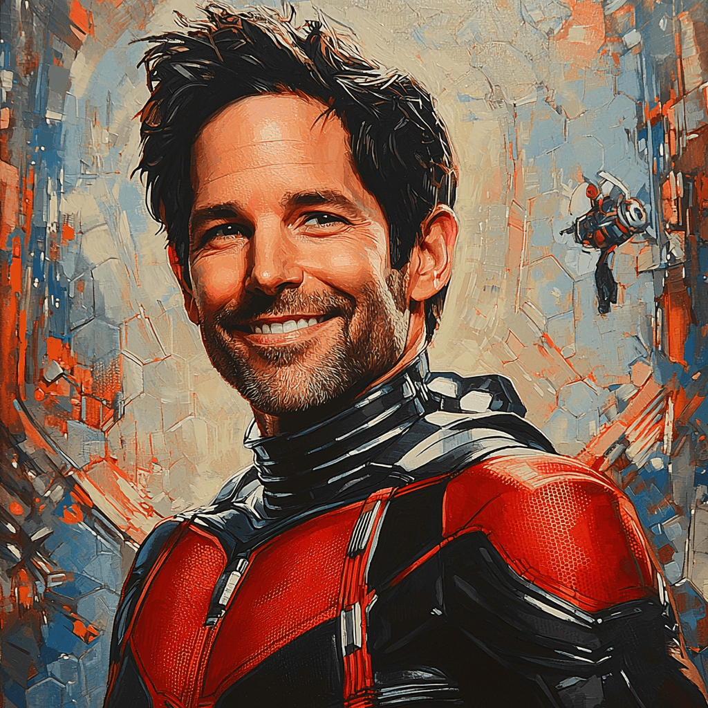 Paul Rudd: The Eternal Charm Of Ant-Man Paint By Numbers Art
