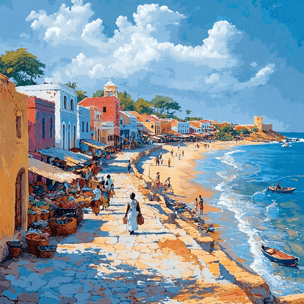 Gorée Island - Senegal Painting Number Kit