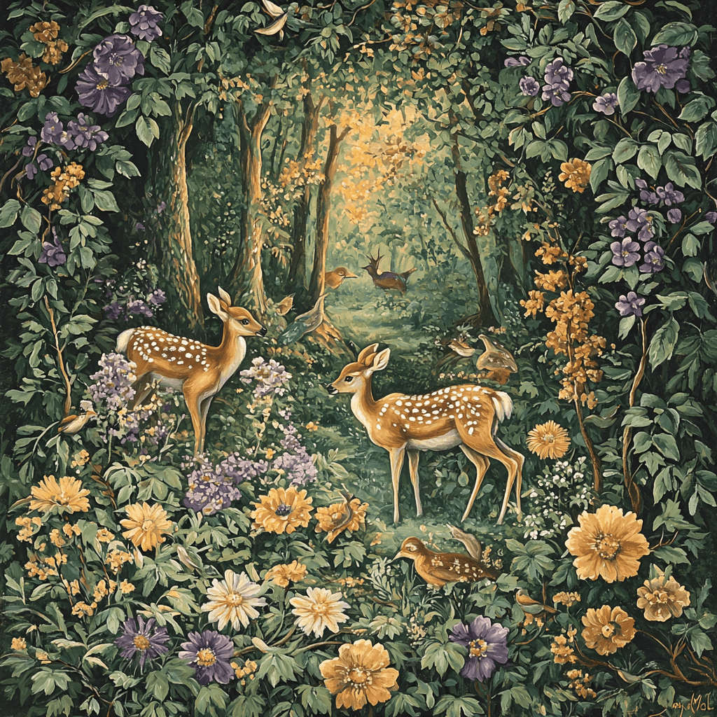 Gustave Moreau Inspired Echoes Of Nature DIY Paint By Numbers