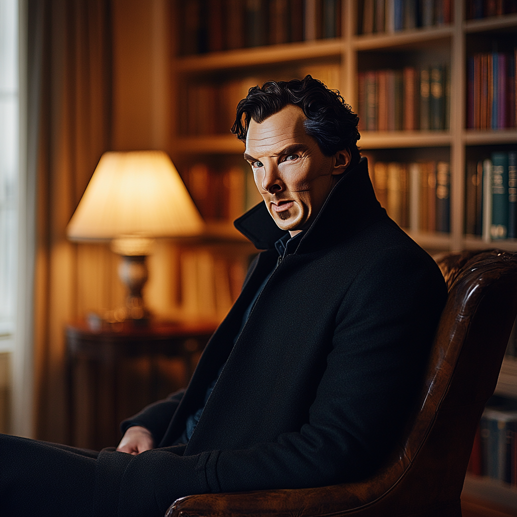 Benedict Cumberbatch: Weaving The Quiet Loom Of Minds Painting by numbers kit