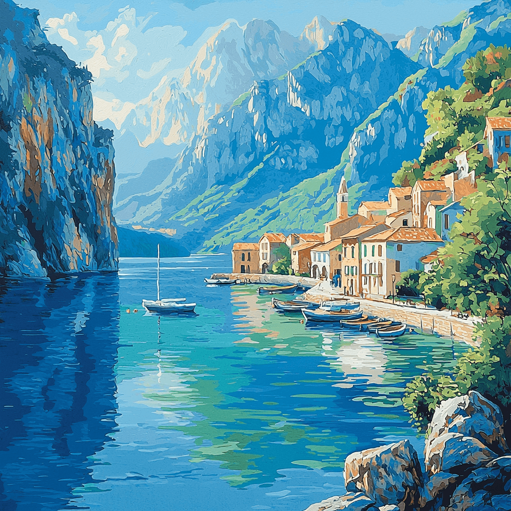 Kotor Bay - Montenegro Paint By Numbers Kits