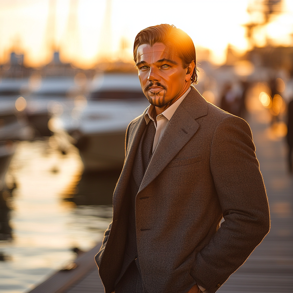 Leonardo DiCaprio: Sailing Beyond Titanic Dreams Number painting