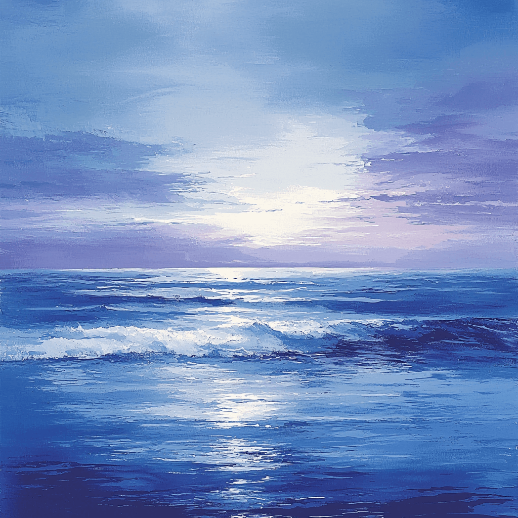 Hiroshige Inspired Echoes Of The Twilight Sea Paint By Numbers Art