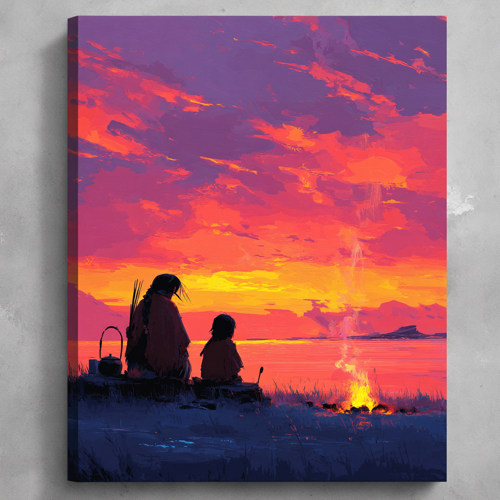 Tender Glows Of Evening Paint By Number