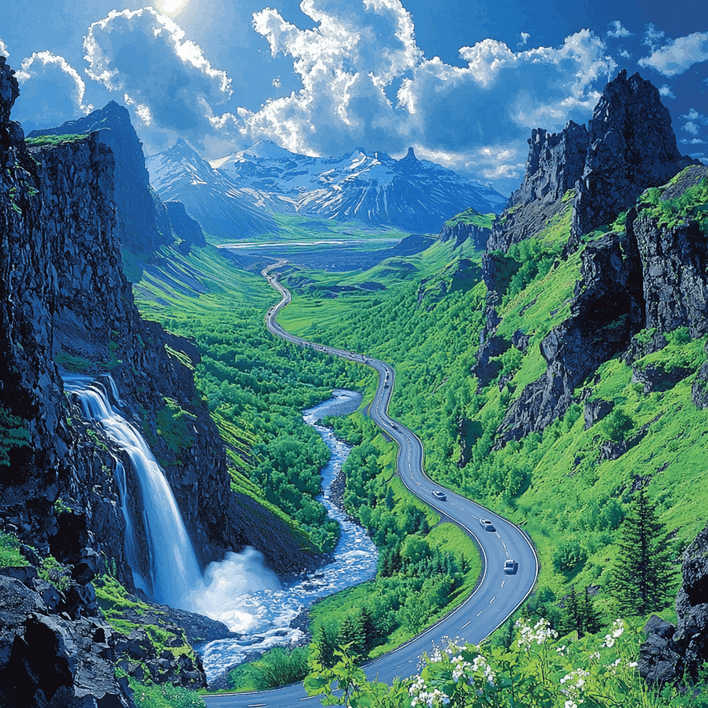 The Ring Road Painting Number Kit