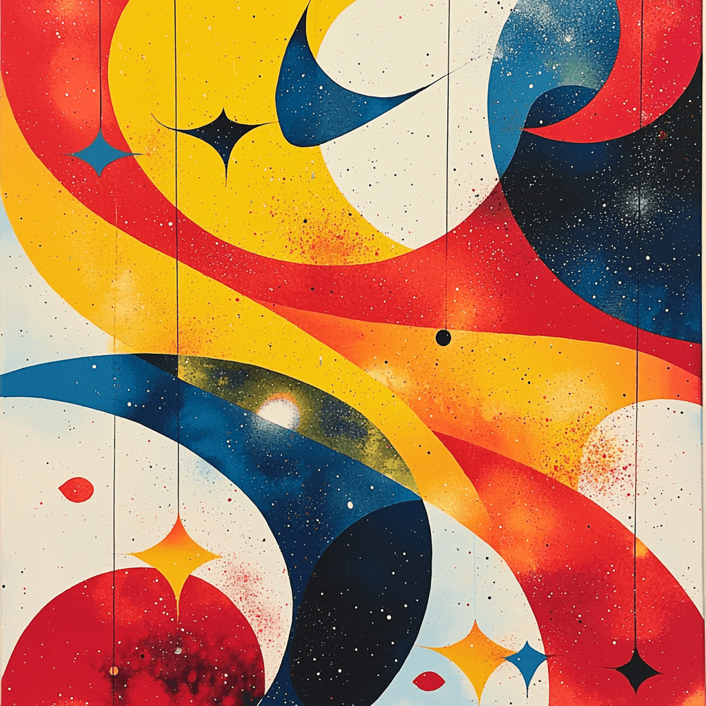 Joan Miró Inspired Vivid Daydreams Paint By Numbers Kits
