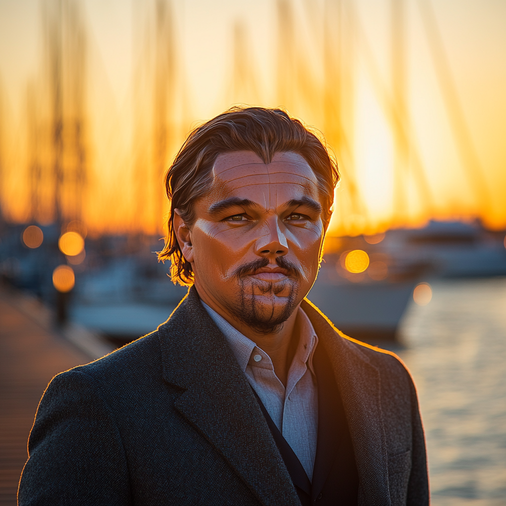 Leonardo DiCaprio: Sailing Beyond The Silver Horizon Painting by numbers kit