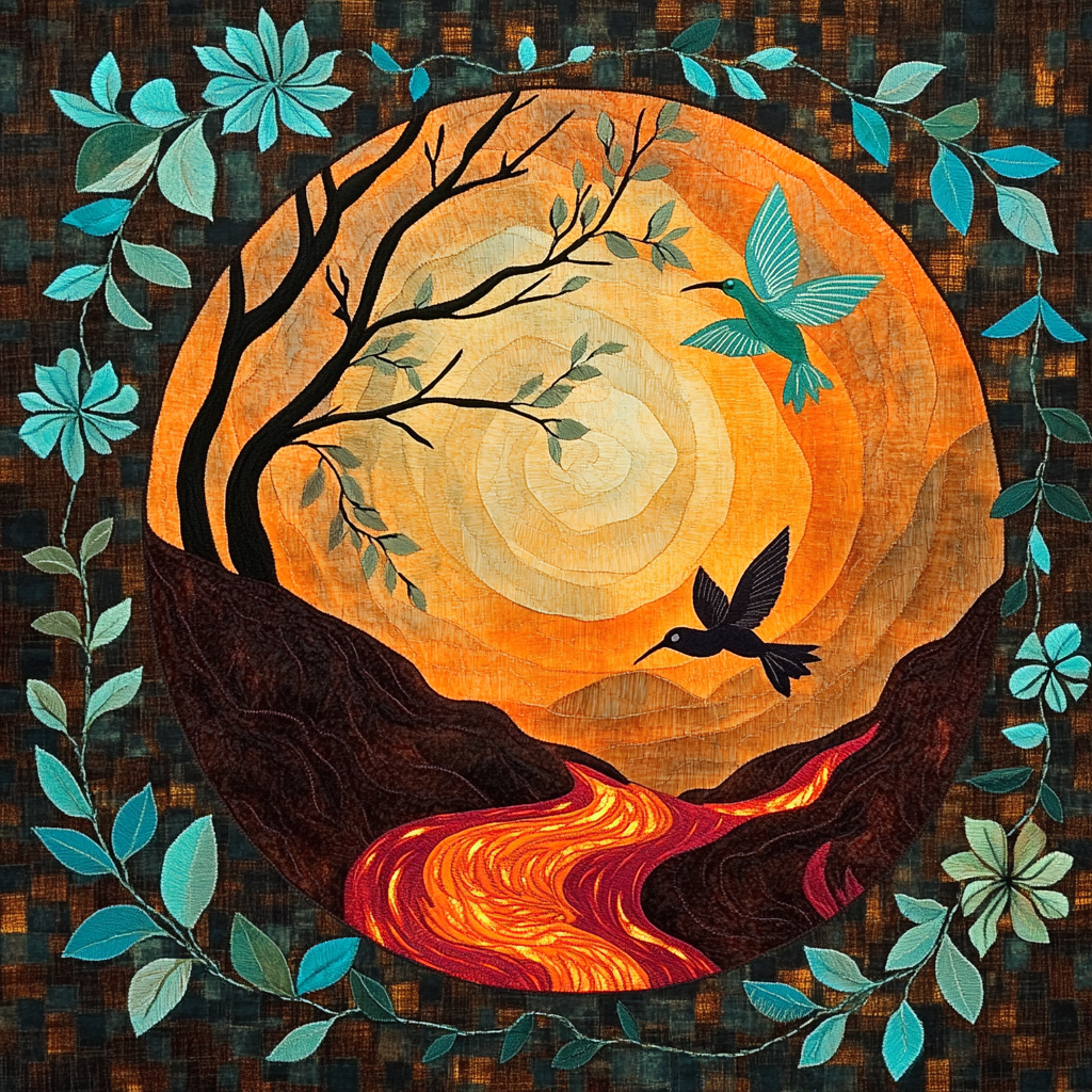 Frida Kahlo Inspired Heart Of The Volcano paint by numbers