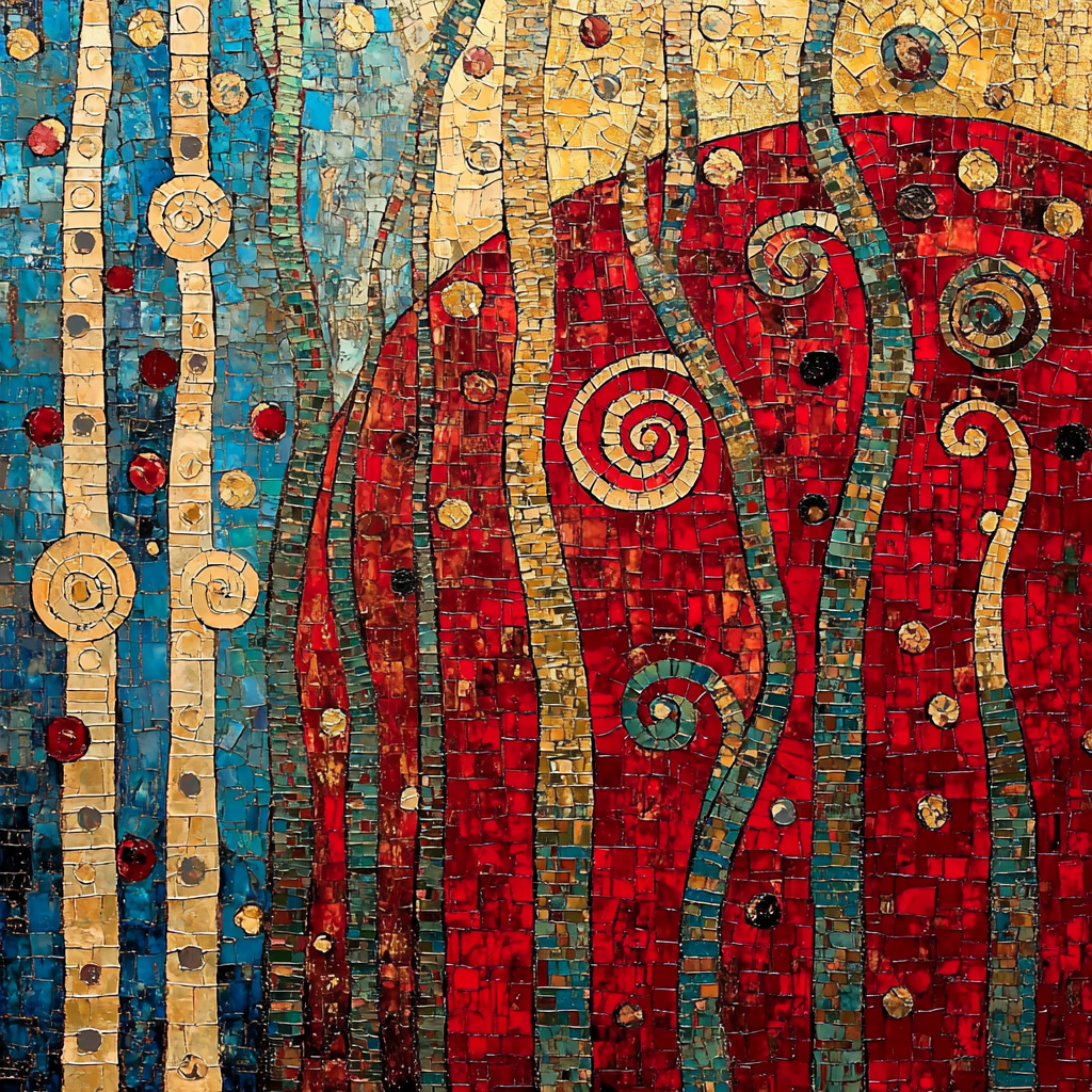 Gustav Klimt Inspired Mosaic Of Emotions DIY Paint By Numbers