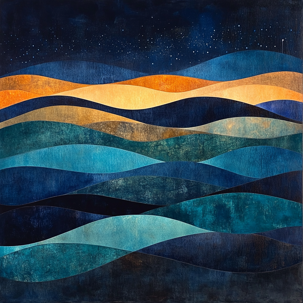 Max Ernst Inspired Ochre Aurora Painting by numbers kit