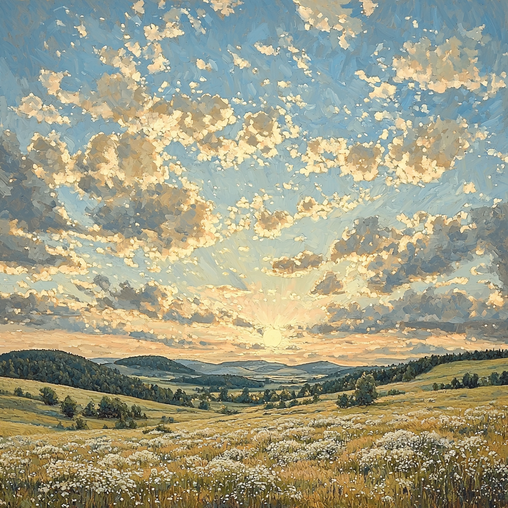 Caspar David Friedrich Inspired Wandering Clouds Numbered Painting Kits