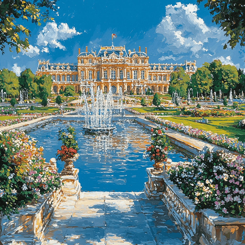 Palace Of Versailles - France Paint By Number