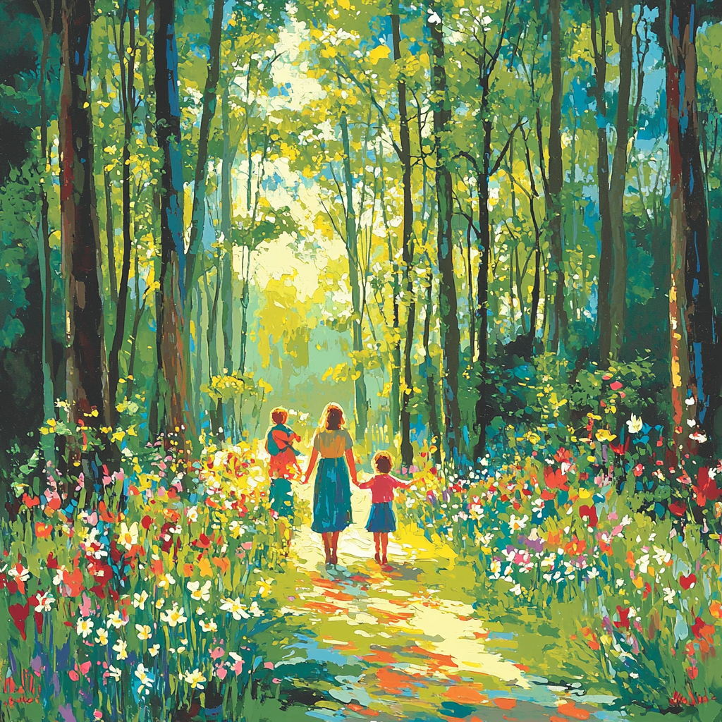 Family Adventure Paint By Color