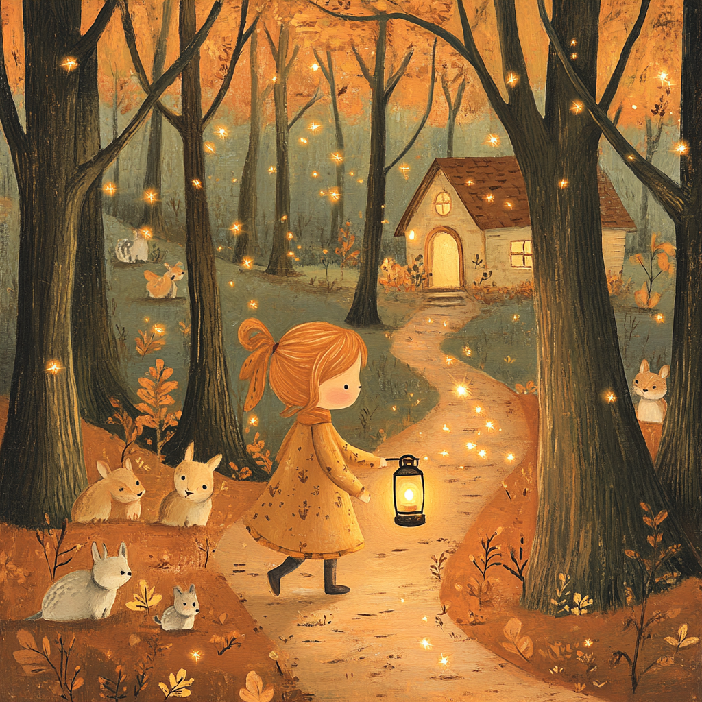 Anna Forest Lantern Adventure DIY paint by numbers