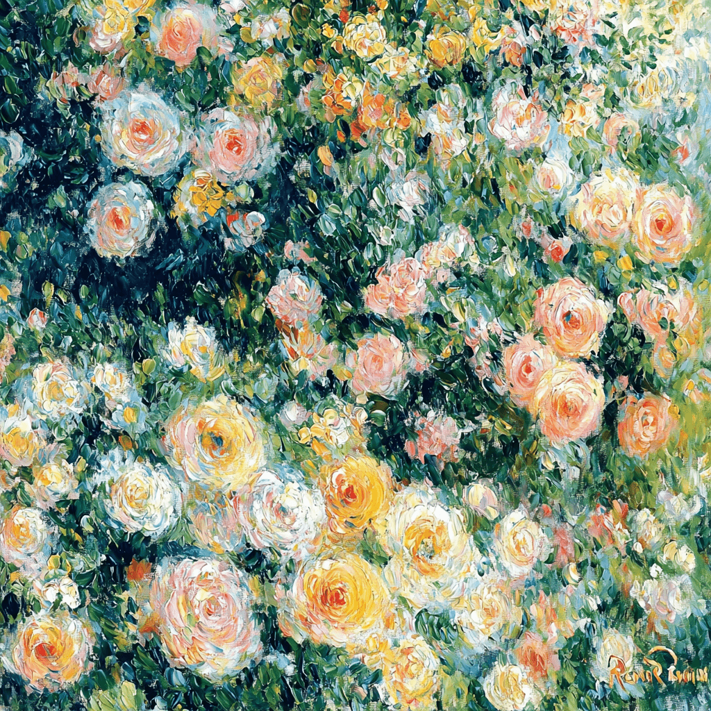 Pierre-Auguste Renoir Inspired Blossoming Connections Paint By Numbers
