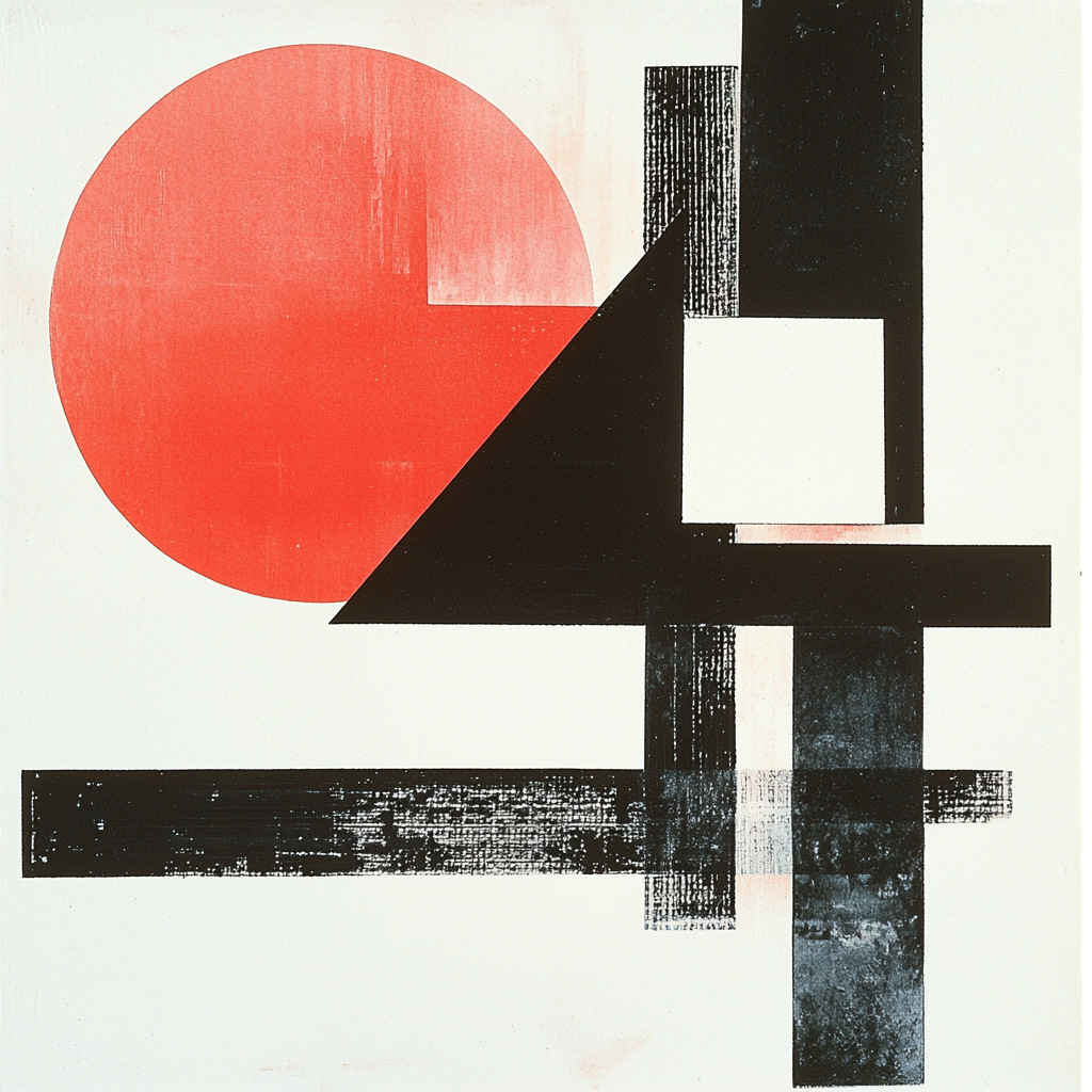 Kazimir Malevich Inspired Symphonic Abstraction Numbered Painting Kits