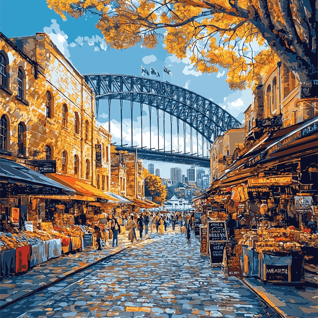 The Rocks - Sydney Paint By Number