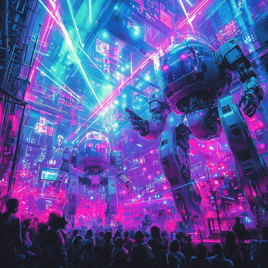 Robot Restaurant - Tokyo Paint By Number