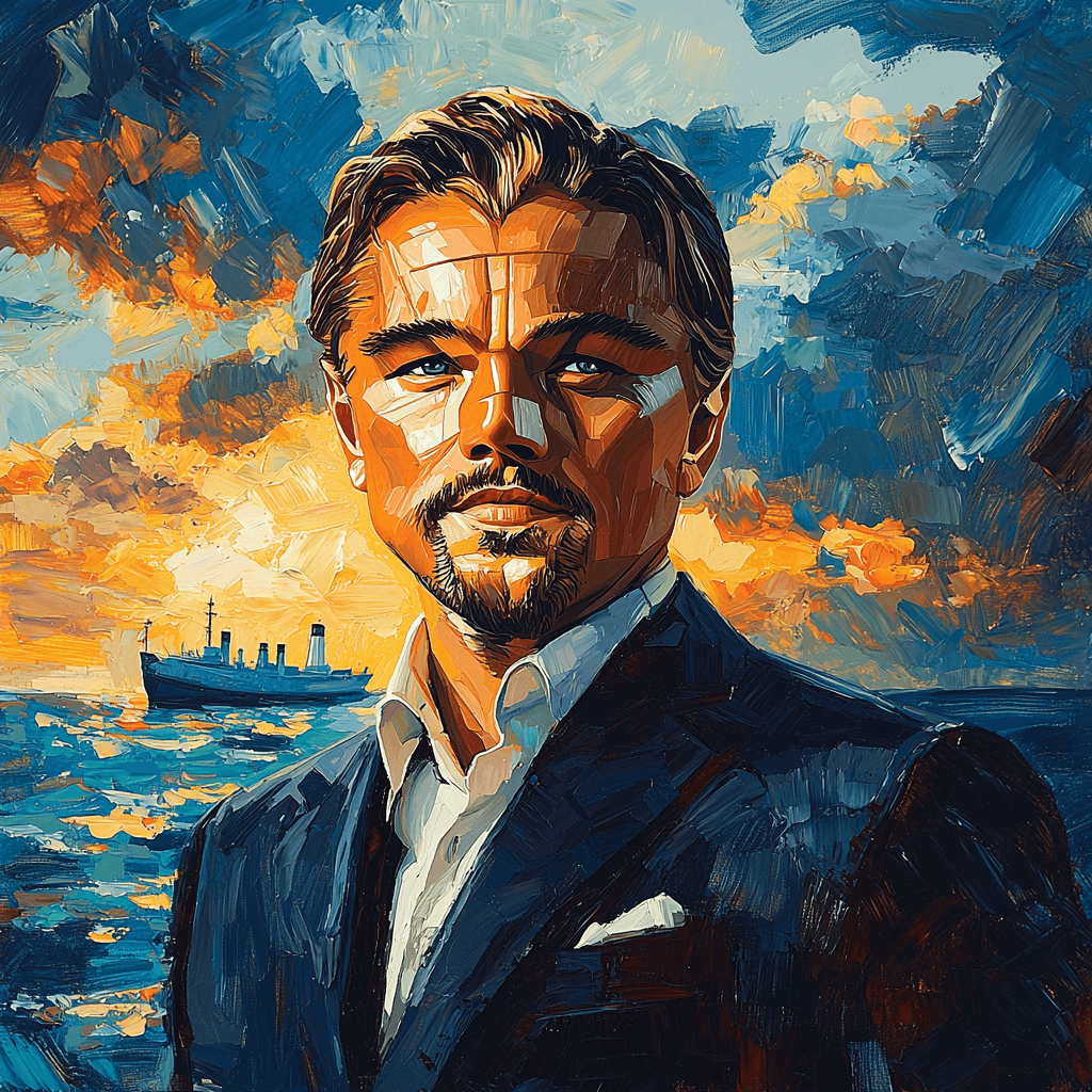Leonardo DiCaprio: The Journey Beyond Titanic Dreams DIY Paint By Numbers