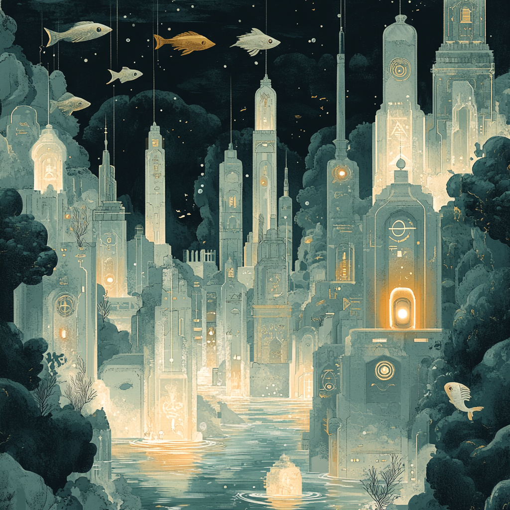 Kida Atlantis Discovery paint by numbers