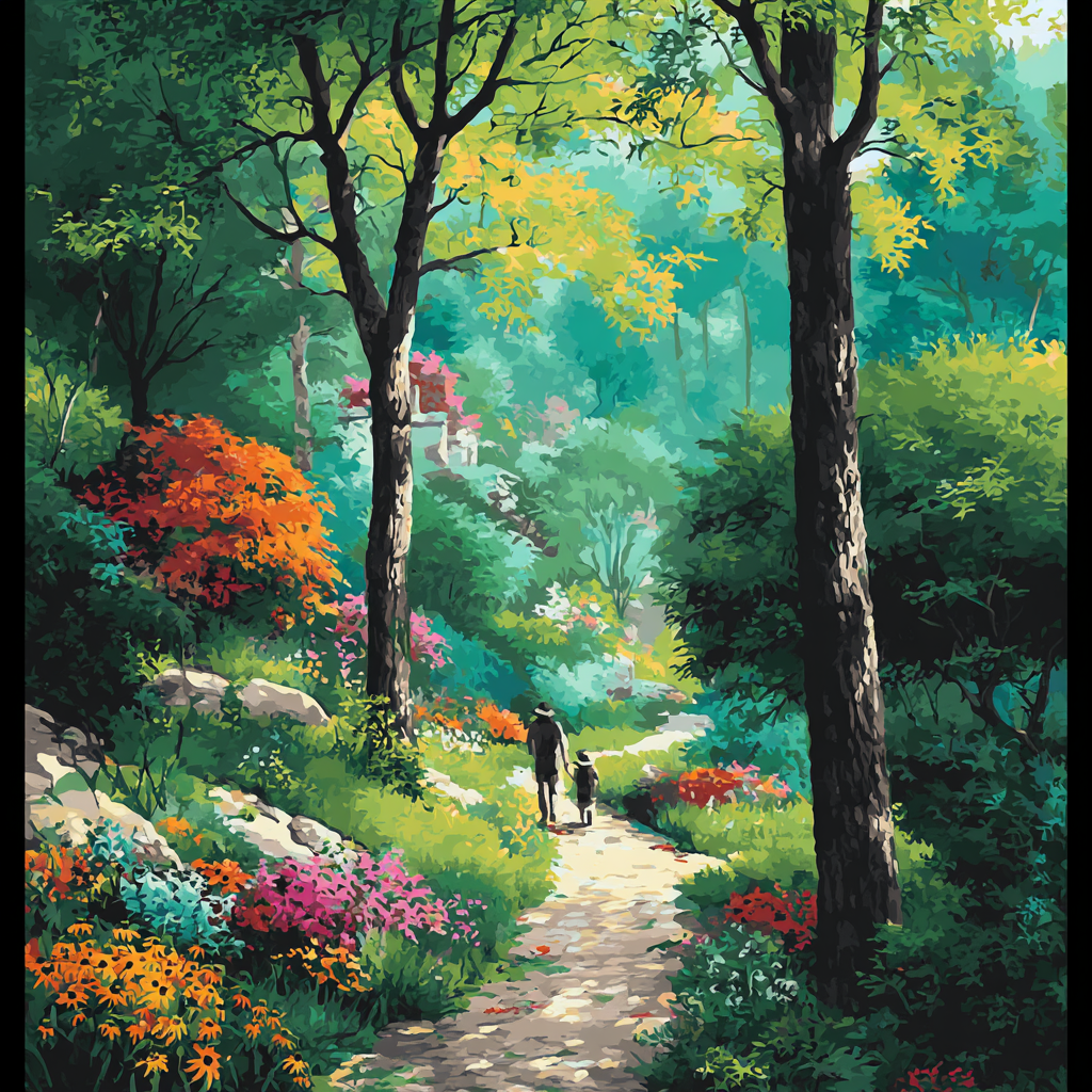 Garden Of Eden Stroll Paint By Color
