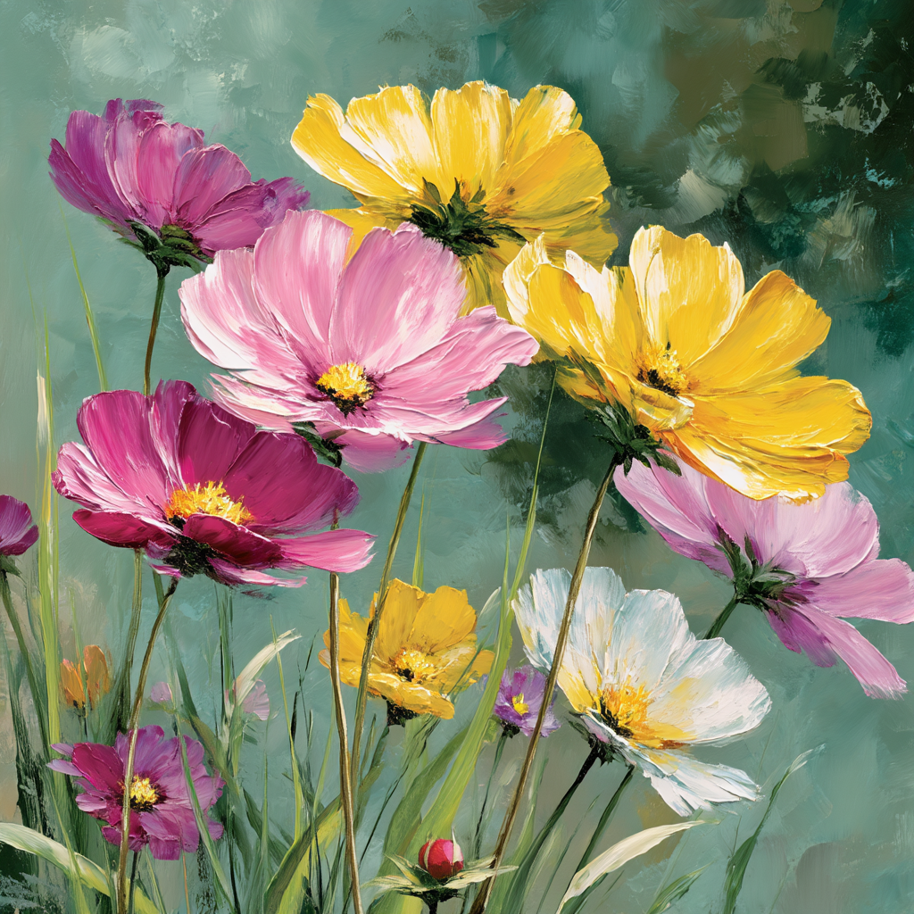 Spring Blossom Dreams Number Painting