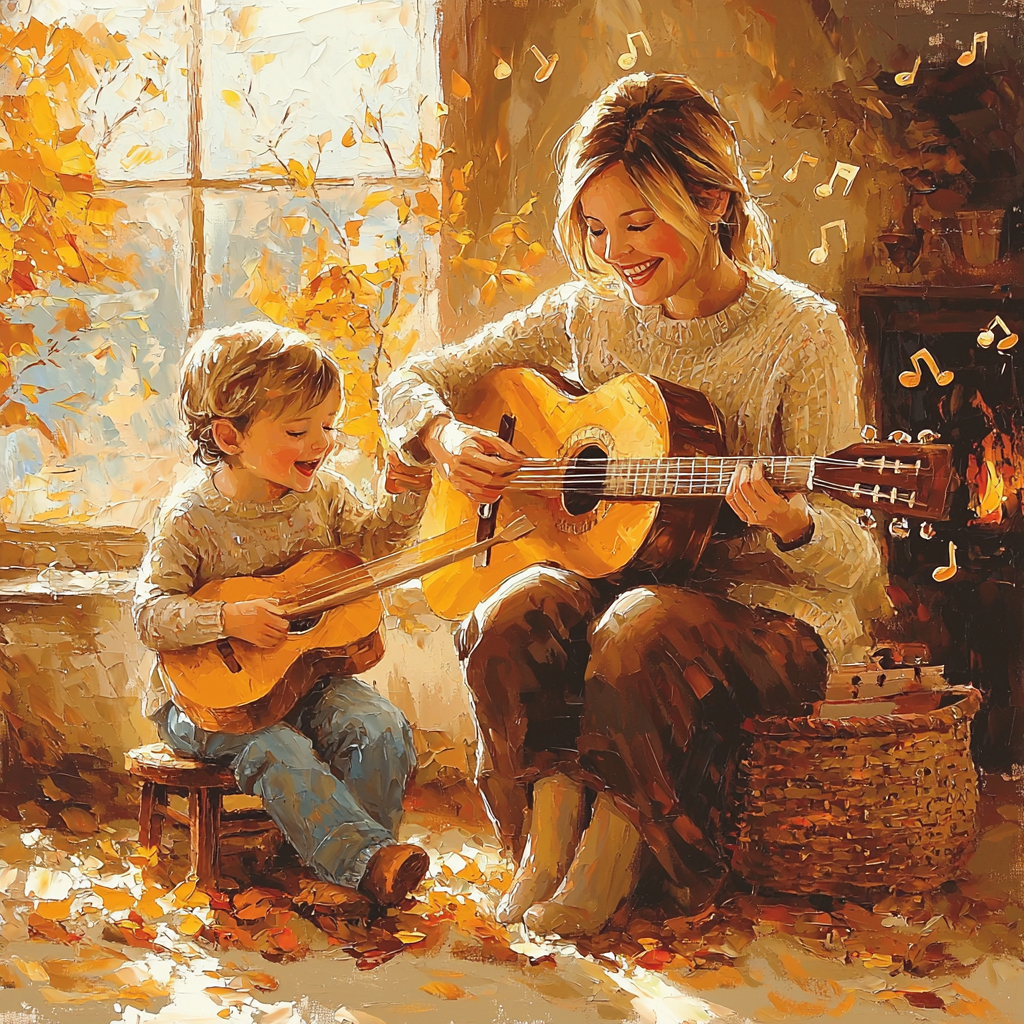 Love's Musical Moments Number Painting