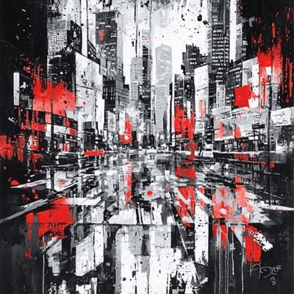 Banksy Inspired City Of Mirrors Paint By Numbers Kits