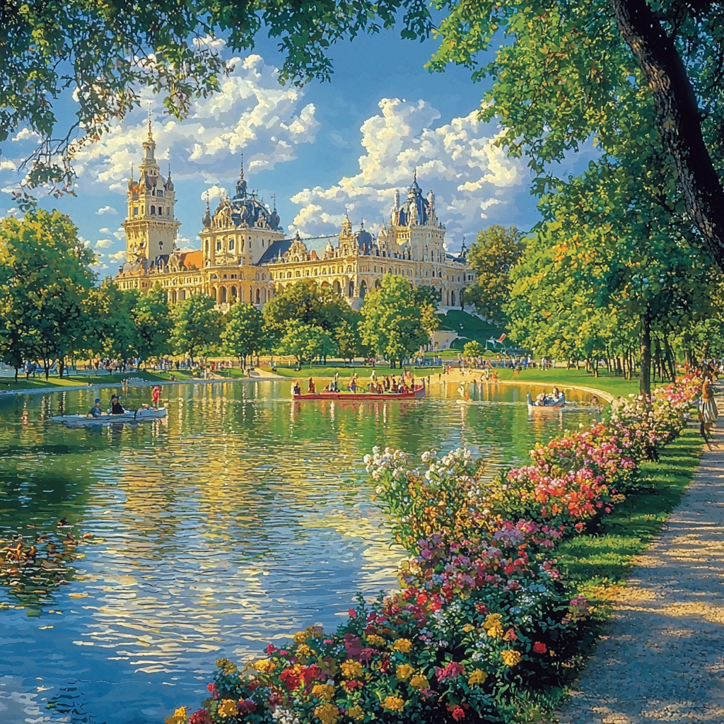 City Park - Budapest Paint By Numbers