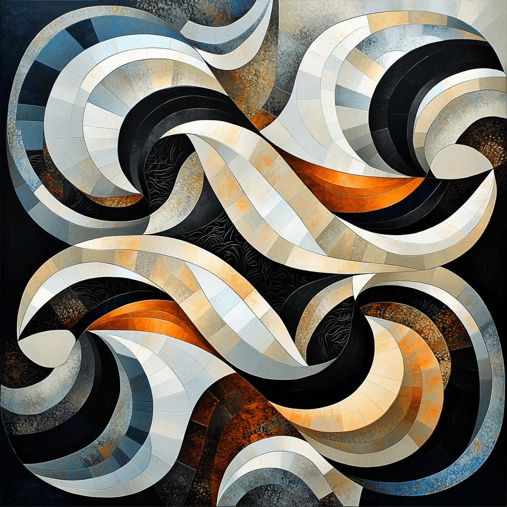 M.C. Escher Inspired Perceptual Dance Painting Number Kit