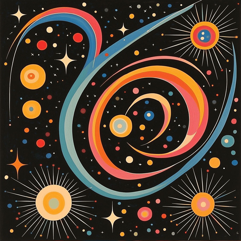 Joan Miro Inspired Infinite Universe Paint By Numbers Kits