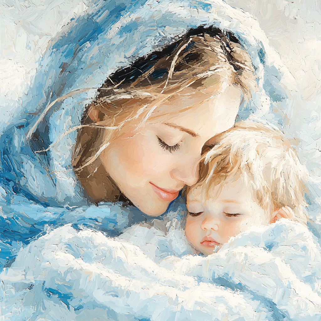 The Blanket Of Love Painting By Numbers Kit