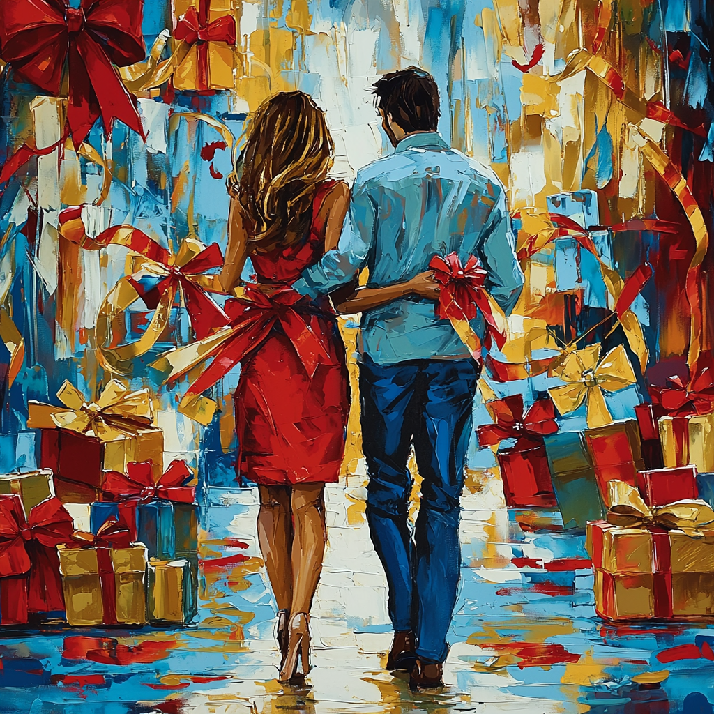 Ribbons Of Affection Numbered Painting Kits