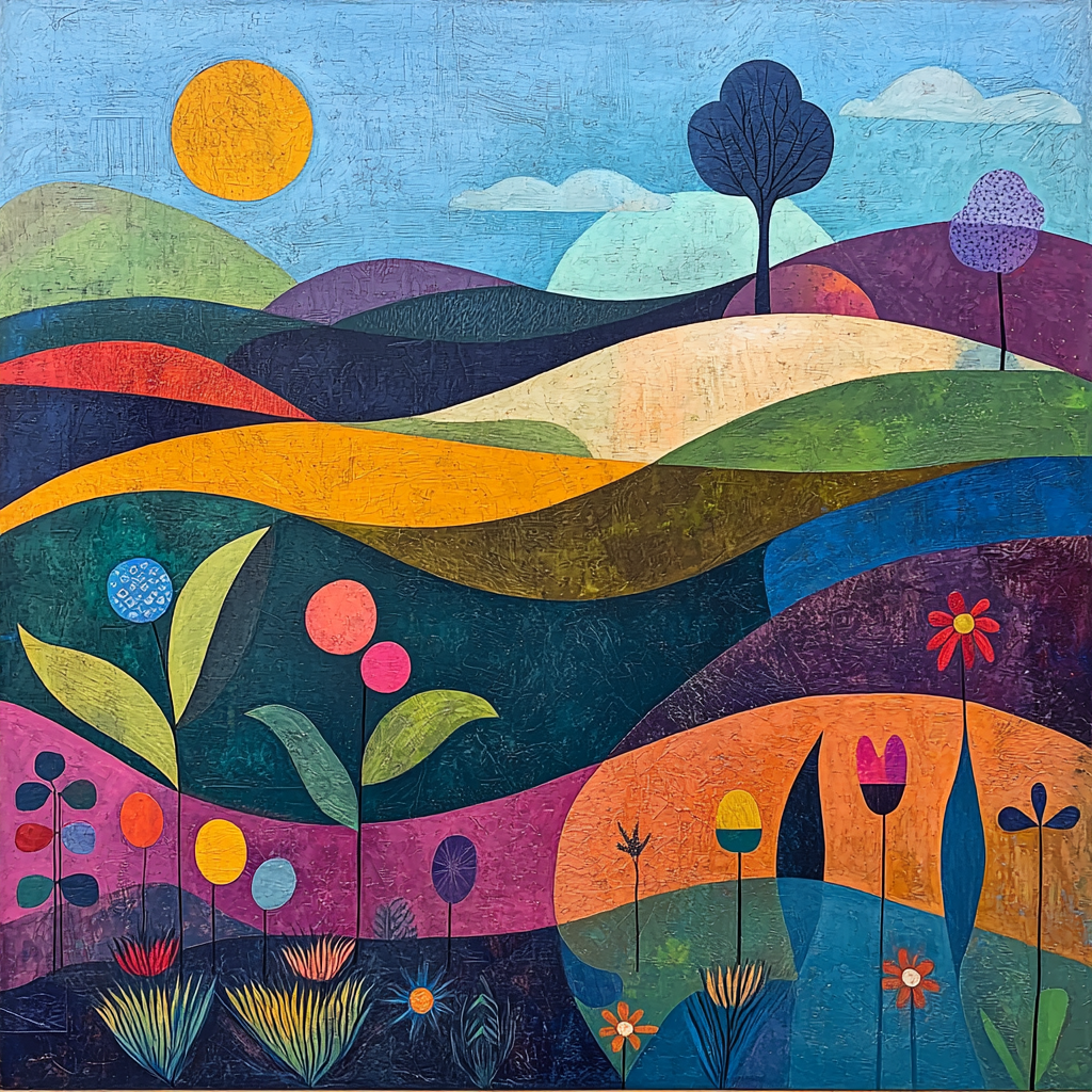 Paul Klee Inspired Fables Of Nature Paint By Numbers Art