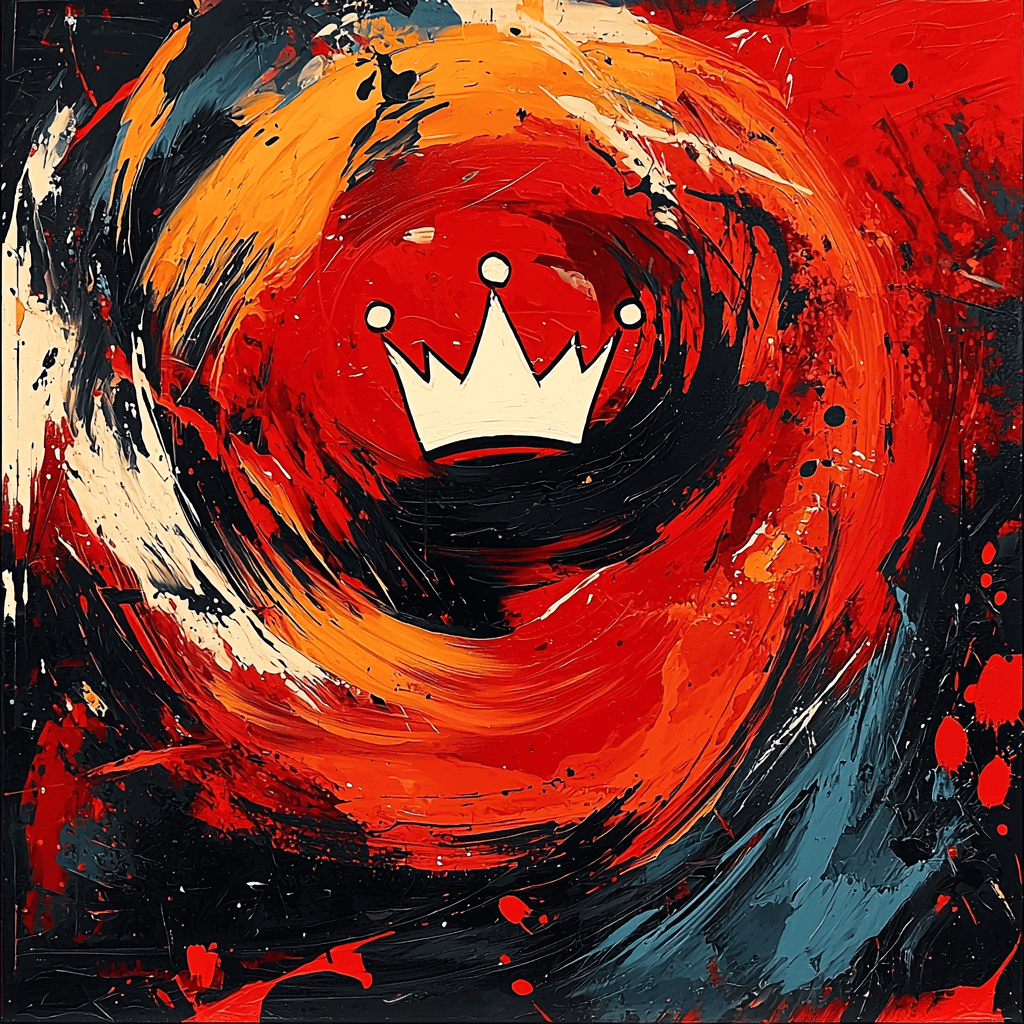 Jean-Michel Basquiat Inspired Crown Of Shadows Numbered Painting Kits