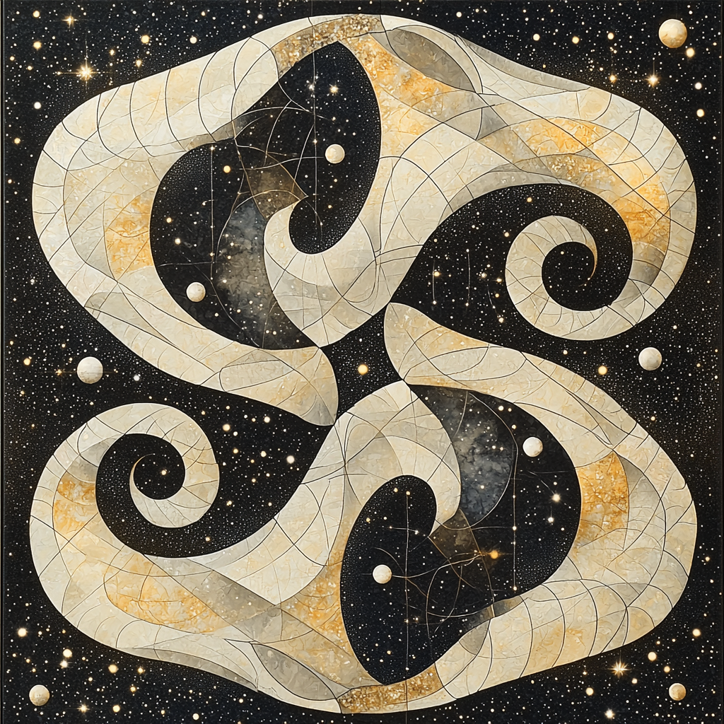M.C. Escher Inspired Cosmic Conundrums Numbered Painting Kits