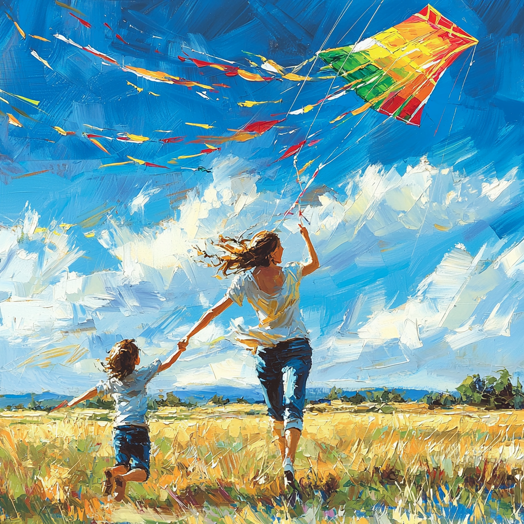 Wings Of Maternal Grace Painting Number Kit