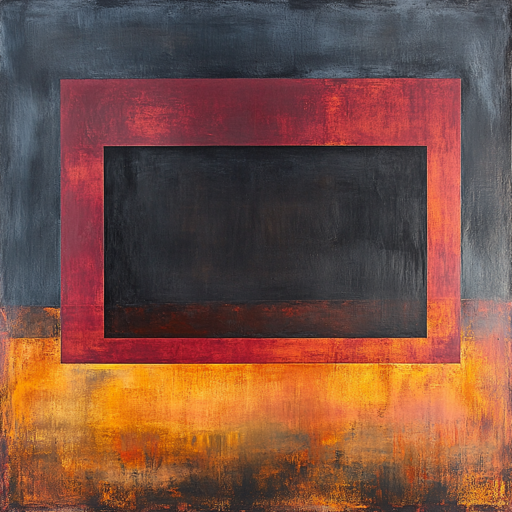 Mark Rothko Inspired Dusk Of Memory Paint by numbers art