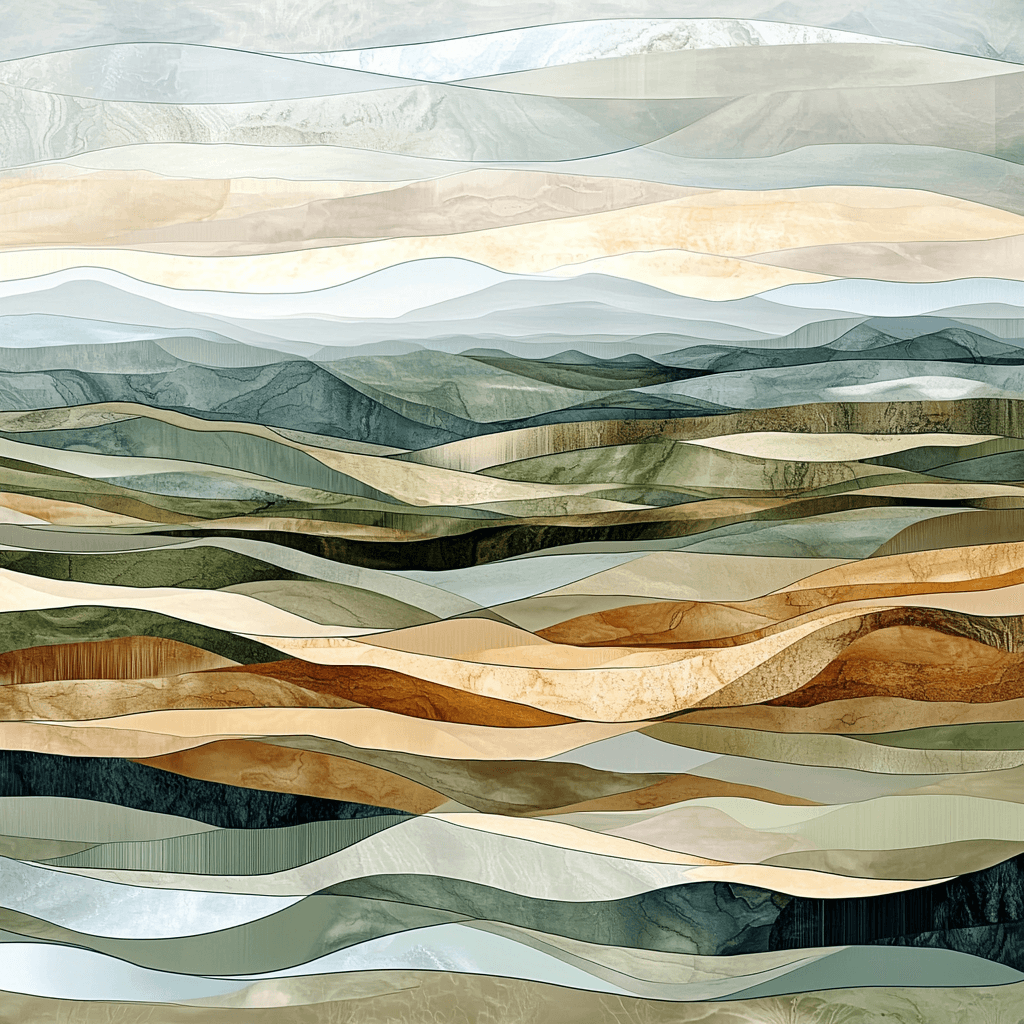 Max Ernst Inspired Echos Of Nature Number Painting