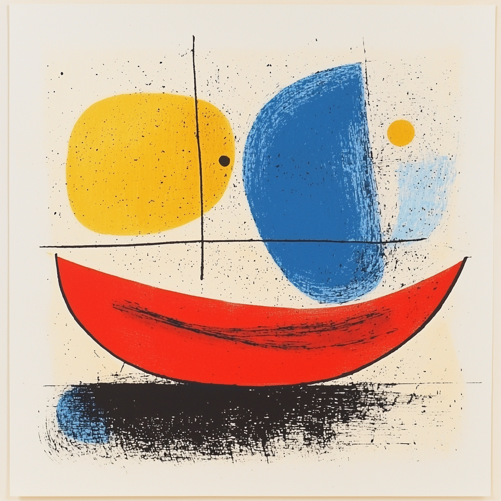 Joan Miró Inspired Ethereal Abstracts Painting By Numbers Kit