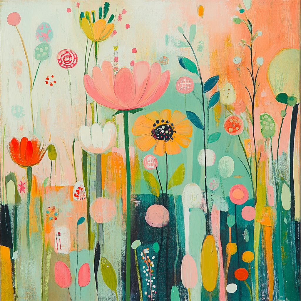 Paul Klee Inspired Dream Garden Paint by numbers art