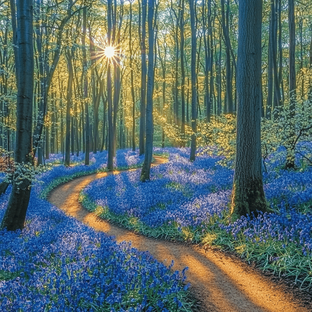 Hallerbos Forest DIY Paint By Numbers