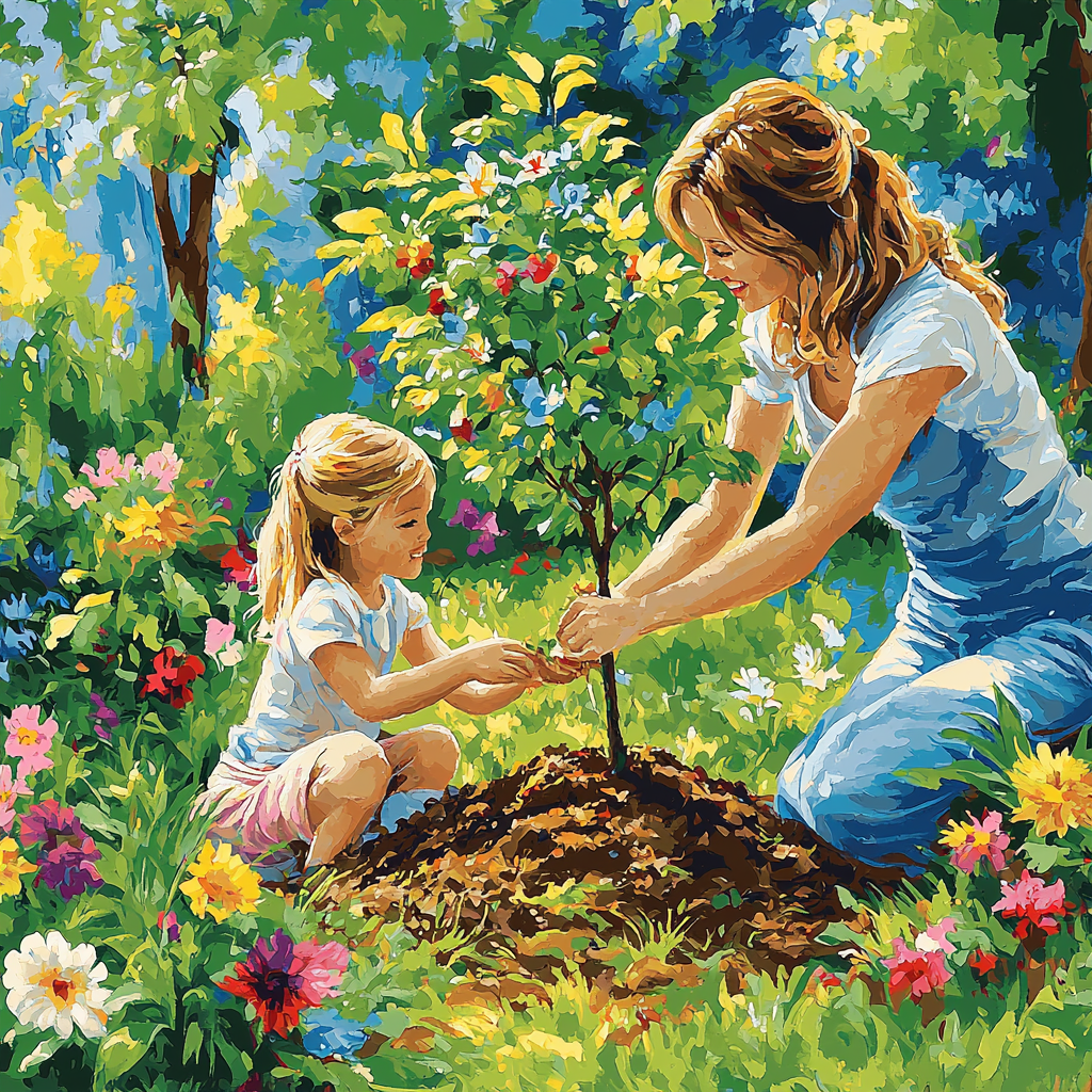 Nurturing The Future Paint By Number