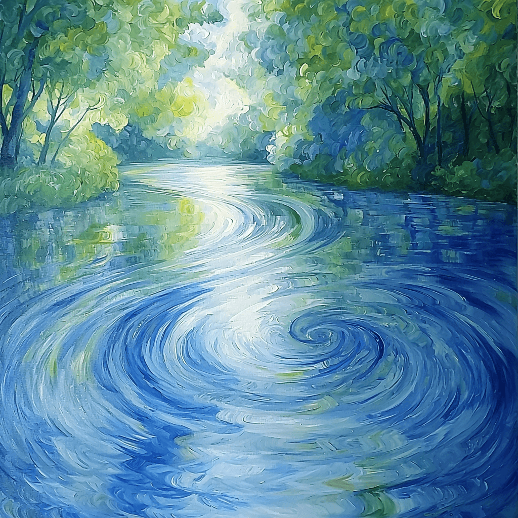 Paul Cézanne Inspired Mystical Reflections Painting By Numbers Kit