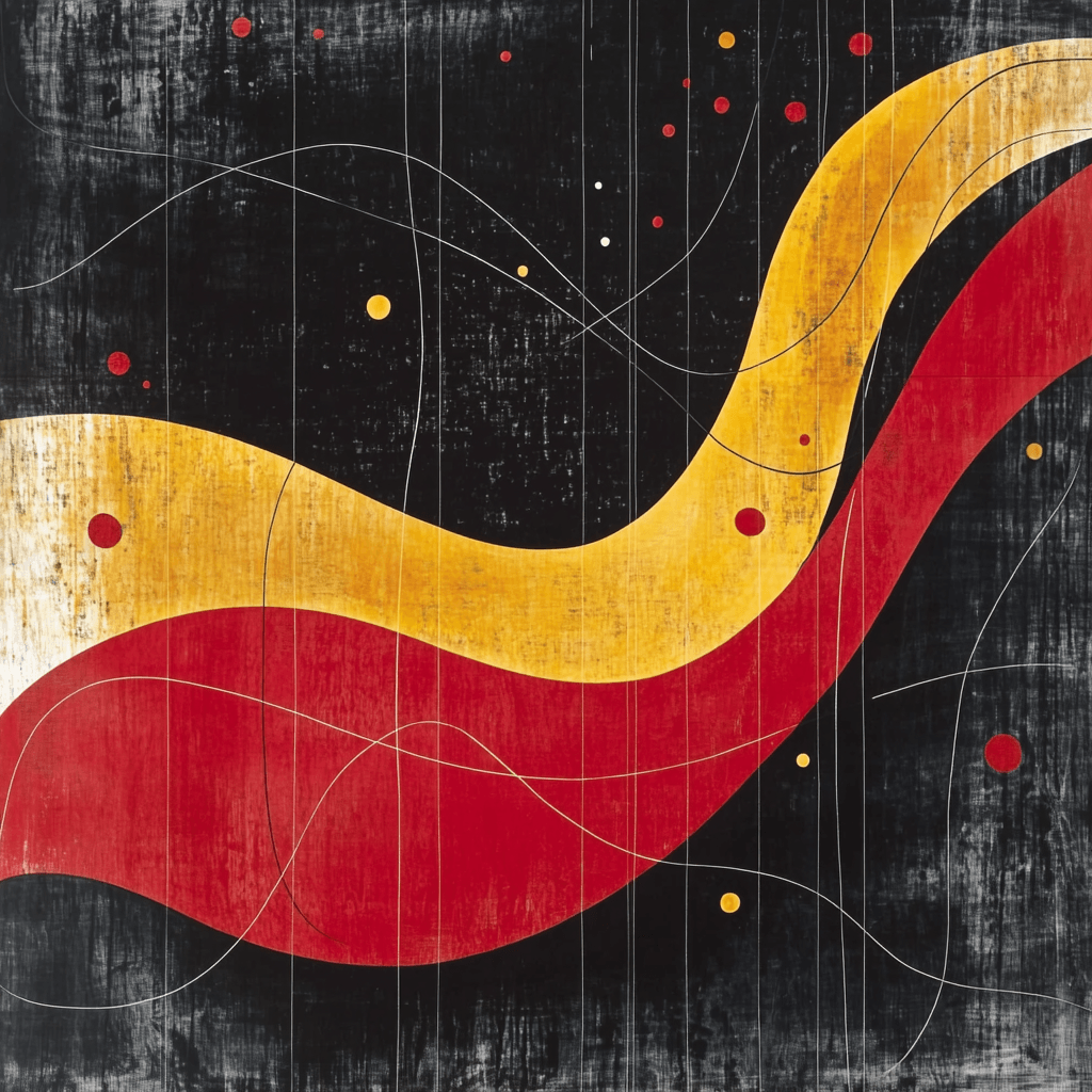 Joan Miro Inspired Journey Through Color Paint By Numbers Kits